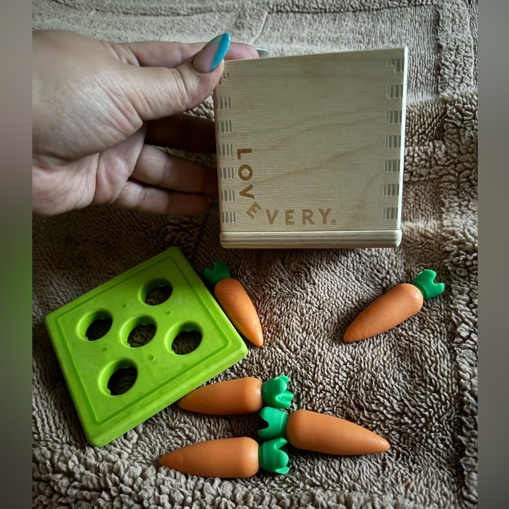 Lovevery Carrot Drop from The Babbler Kit